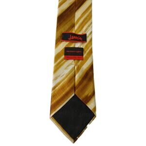 Men's J.Garcia Brown Northern Lights Collection Fifty-Four 100% Silk Tie #T7